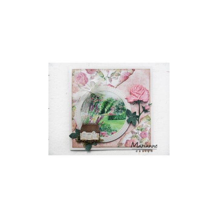 (LR0453)Creatables stencil Tiny's Cottages