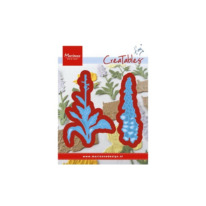(LR0452)Creatables stencil Tiny's Foxglove