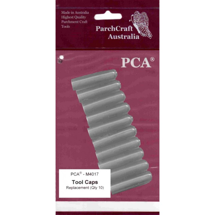 (PCA-M4017)PCA - Spare plastic TOOL CAPS (pkt 10)