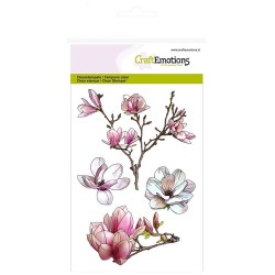 (1249)CraftEmotions clearstamps A6 - magnolia Spring Time