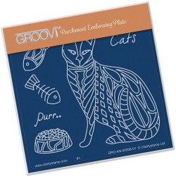 (GRO-AN-40508-01)Groovi® Feline Delights - Pattern Cat - Front B