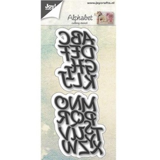 (6002/0647)Cutting & Embossing stencil Alphabet