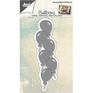 (6002/0668)Cutting & Embossing stencil Balloons
