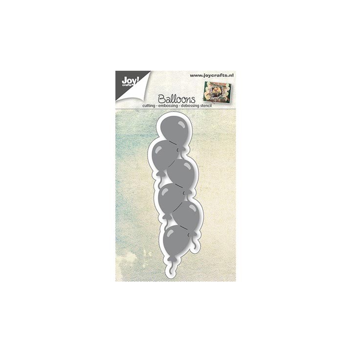 (6002/0668)Cutting & Embossing stencil Balloons