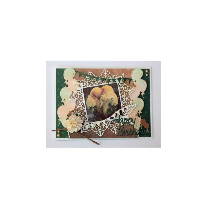 (6002/0668)Cutting & Embossing stencil Balloons