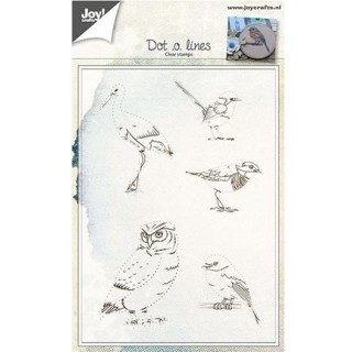(6410/0431)Clear stamp Dot.O.Lines