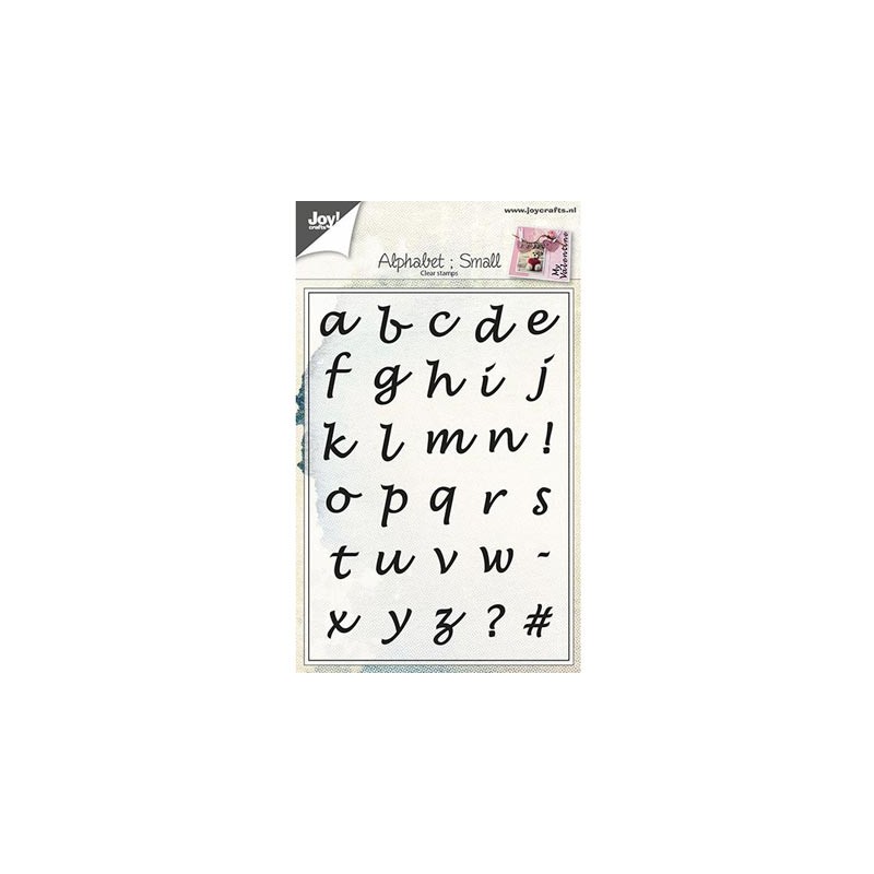 (6410/0438)Clear stamp Alphabet small