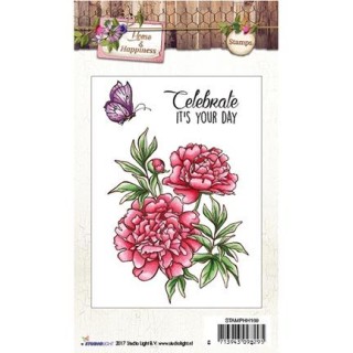 (STAMPHH169)Studio Light stamp Home & Happiness nr.169