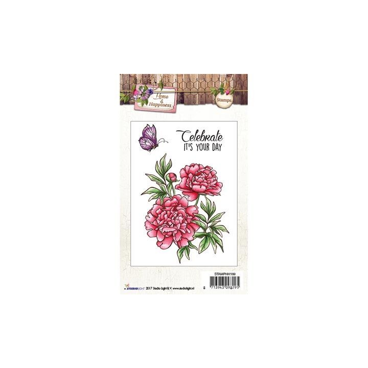 (STAMPHH169)Studio Light stamp Home & Happiness nr.169