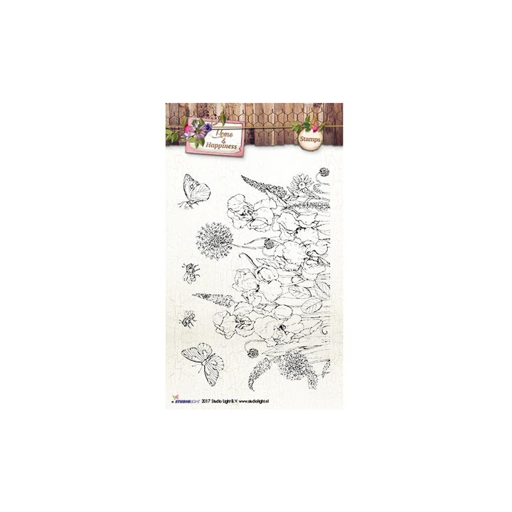 (STAMPHH168)Studio Light stamp Home & Happiness nr.168