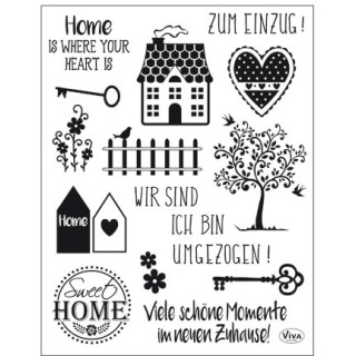 (4003 163 00)Clear Stamps - Sweet Home