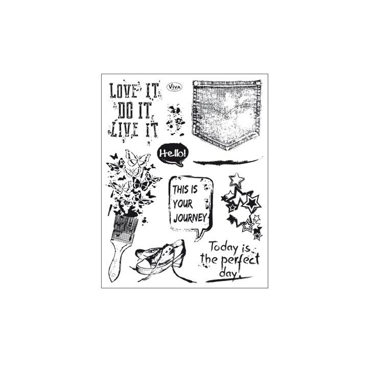 (4003 157 00)Clear Stamps - Grunge