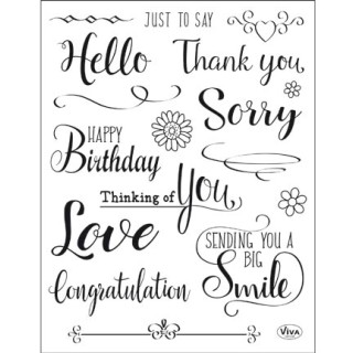 (4003 156 00)Clear Stamps - Just to say