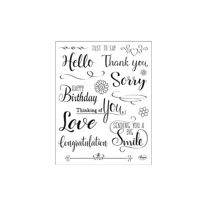 (4003 156 00)Clear Stamps - Just to say