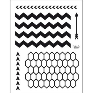 (4003 161 00)Clear Stamps - Grafische Hintergründei