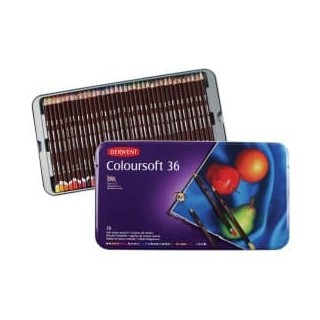 (0701028)Derwent coloursoft Pencils 36 colours