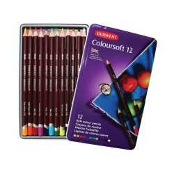 (0701026)Derwent coloursoft Pencils 12 colours