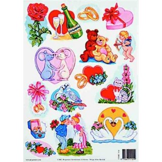Pergamano 3D papier Liebe (3104)