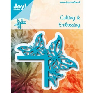 (6002/0764)Cutting & Embossing stencil border butterfly