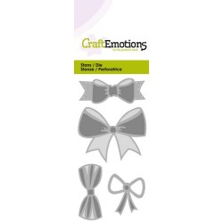 (115633/0185)CraftEmotions Die - bows Card
