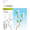 (115633/0187)CraftEmotions Die - branch with blossoms