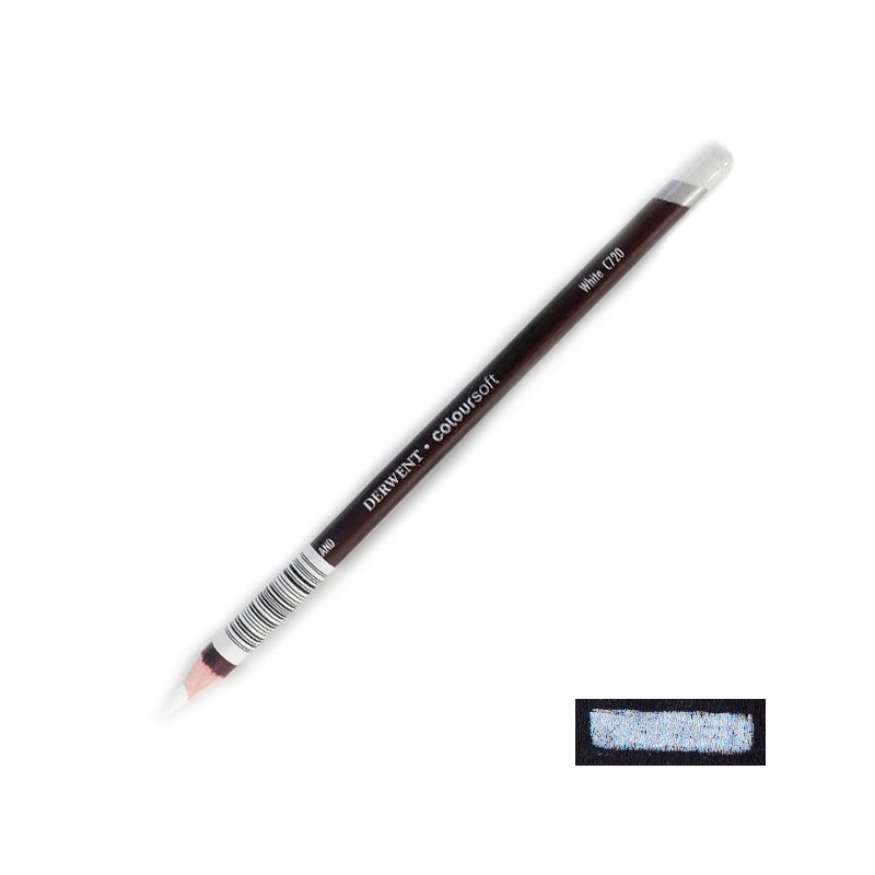 (0701024)Derwent coloursoft Pencils white C720