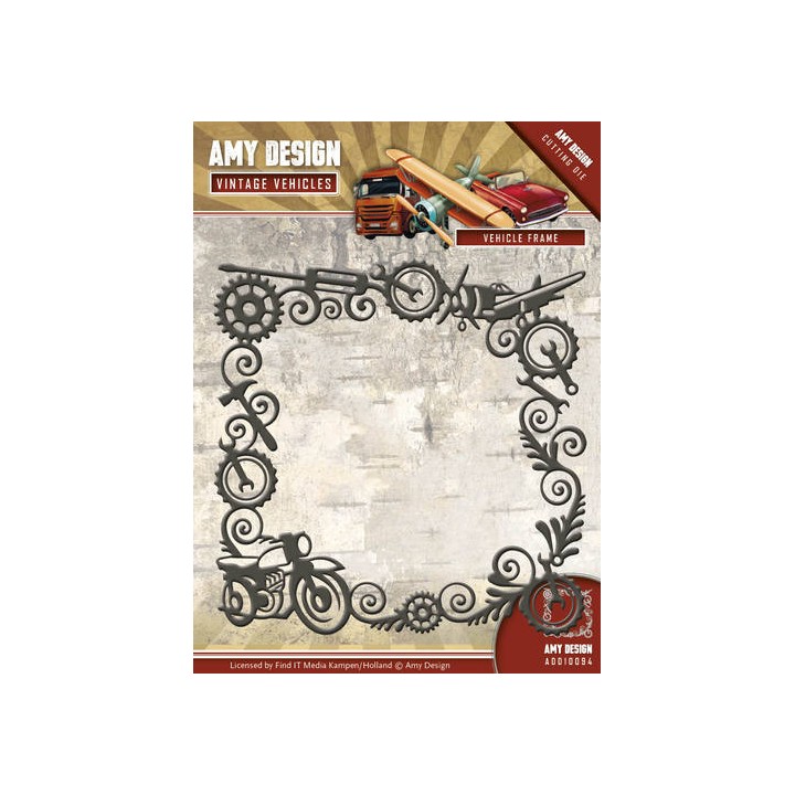 (ADD10094)Die - Amy Design - Vintage Vehicles - Vehicle Frame
