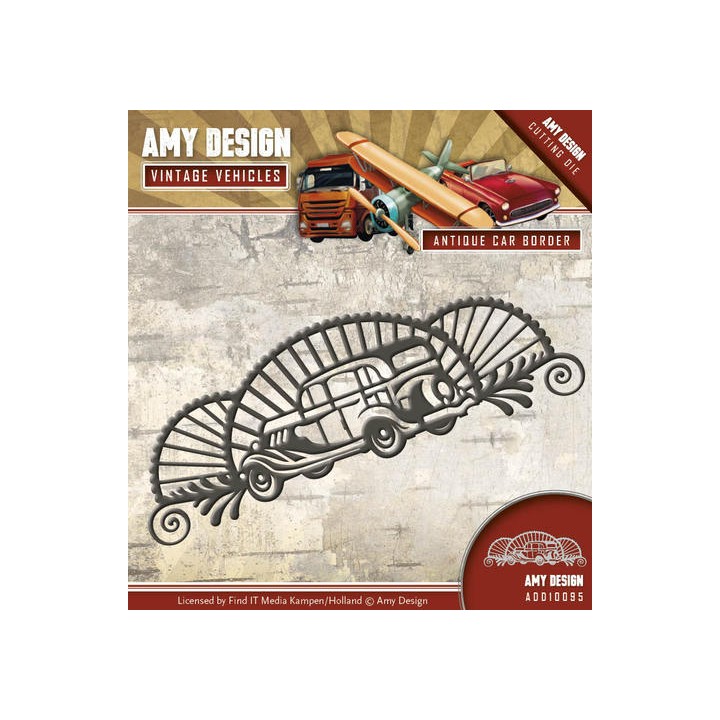 (ADD10095)Die - Amy Design - Vintage Vehicles - Antique car bord