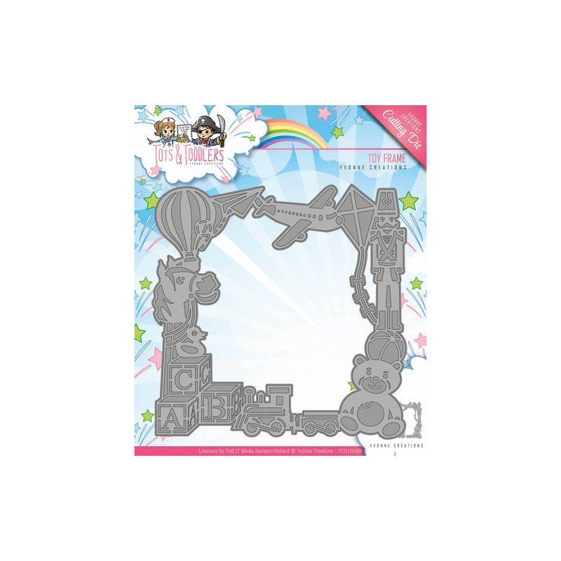 (YCD10089)Die - Yvonne Creations - Tots and Toddlers - Toy Frame