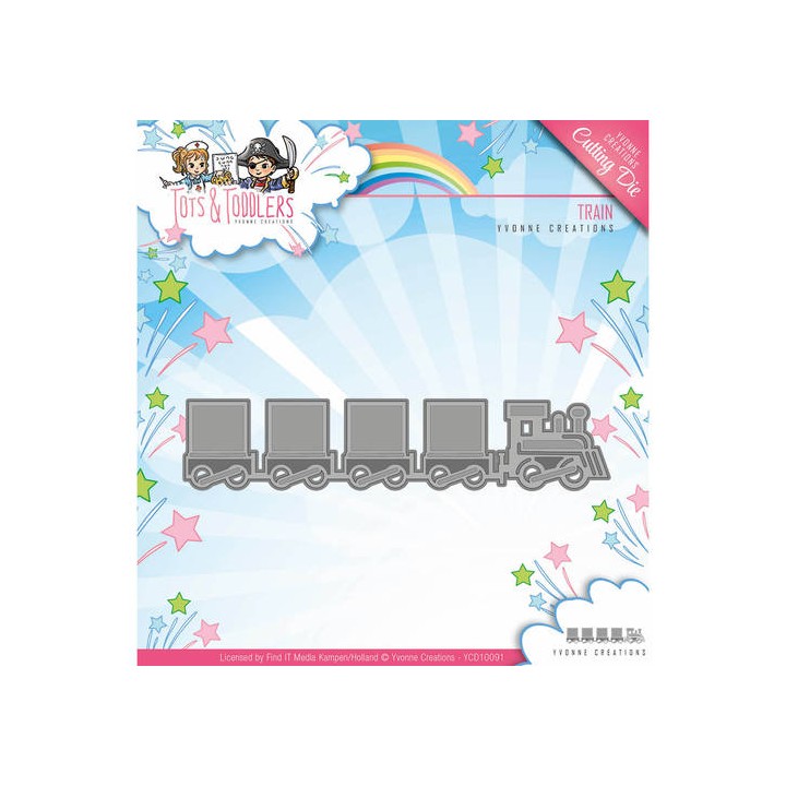 (YCD10091)Die - Yvonne Creations - Tots and Toddlers - Train
