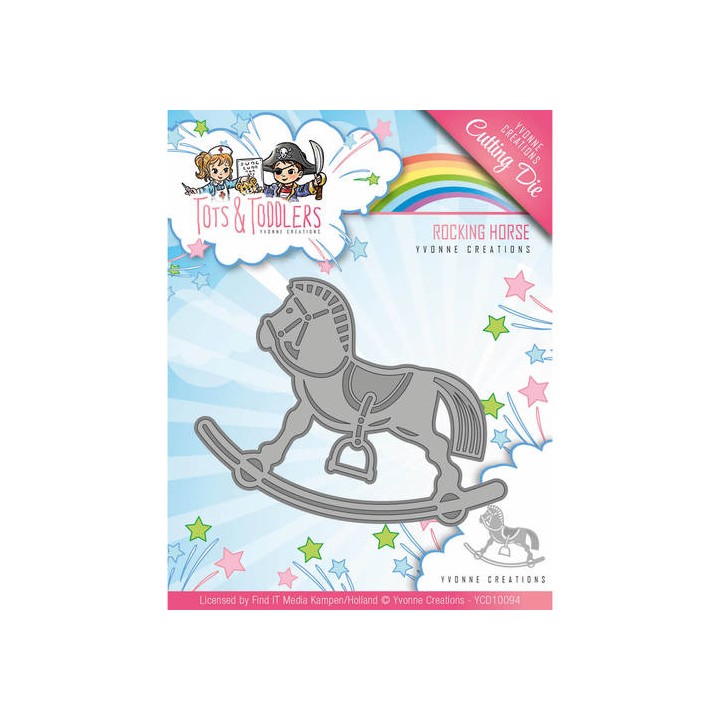 (YCD10094)Die - Yvonne Creations - Tots and Toddlers - Rocking H