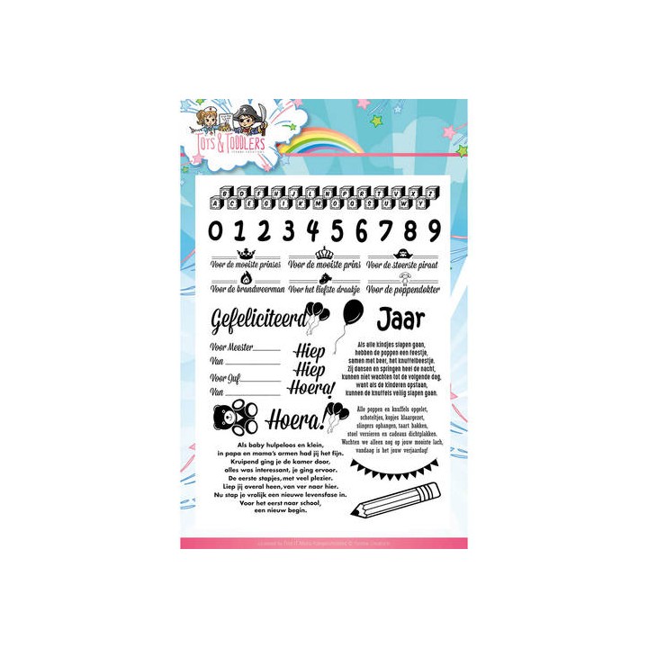 (YCCS10031)Clearstamp - Yvonne Creations - Tots and Toddlers - T