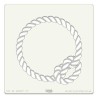 (STE-SE-00207-77)Claritystamp Art Stencil 7x7 Inch Rope Knot
