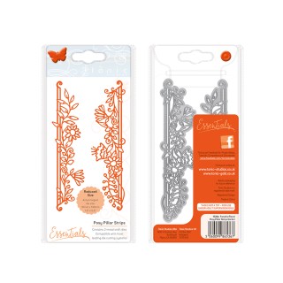 (1536E)Tonic Studios Die fanciful floral - posy pillar strip