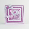 (1535E)Tonic Studios Die fanciful floral - blossomed heart