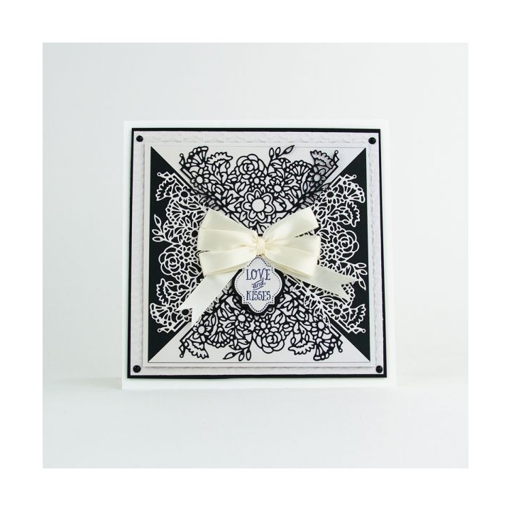 (1537E)Tonic Studios Die fanciful floral - bountiful bouquet