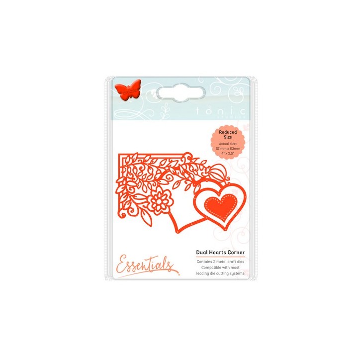 (1538E)Tonic Studios Die fanciful floral - duel hearts