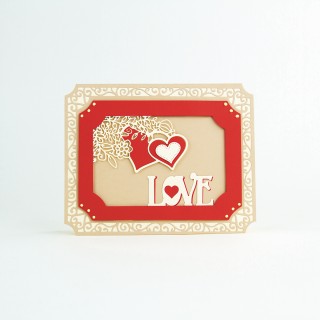 (1538E)Tonic Studios Die fanciful floral - duel hearts