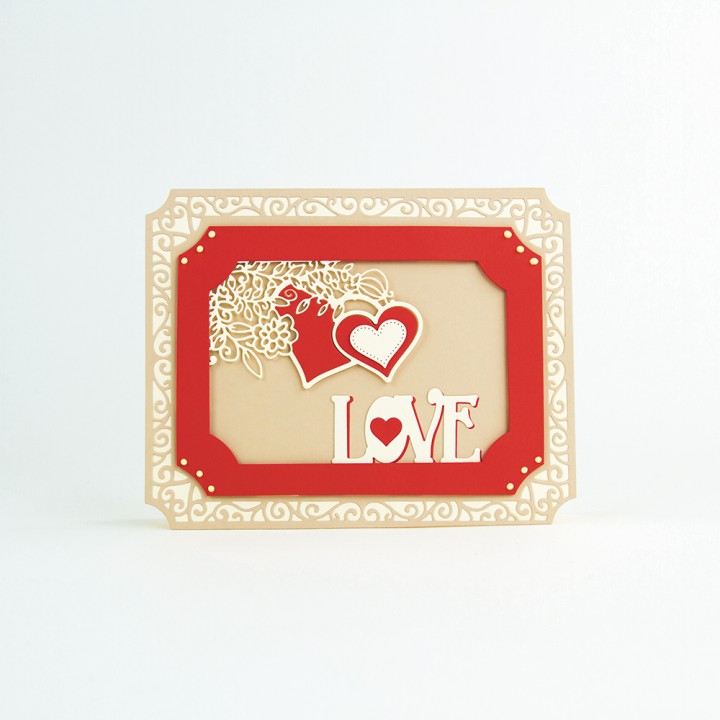 (1538E)Tonic Studios Die fanciful floral - duel hearts