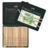 (FC-112124)Faber Castell crayon PITT Pastel étui métal 24