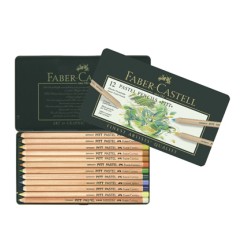(FC-112112)Faber Castell crayon PITT Pastel étui métal 12