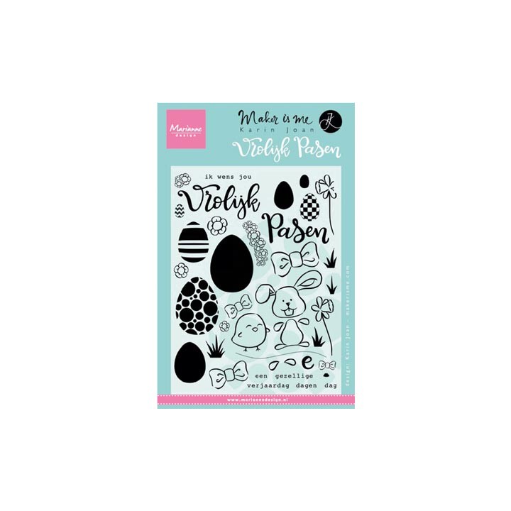 (KJ1705)Clear stamp Karin Joan Pasen