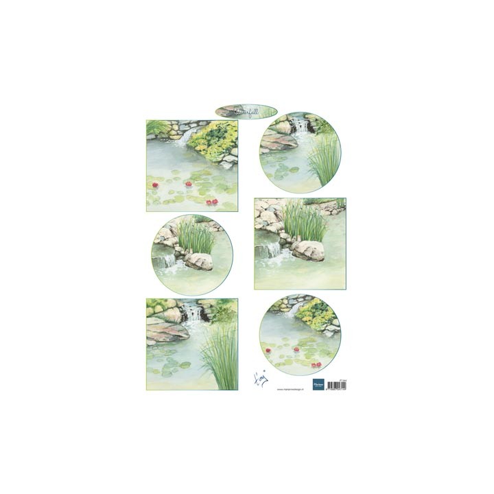 (IT594)3D Tiny's Waterfalls