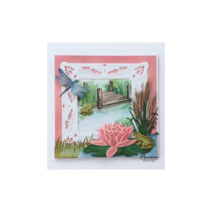 (IT593)3D Tiny's Waterlilies