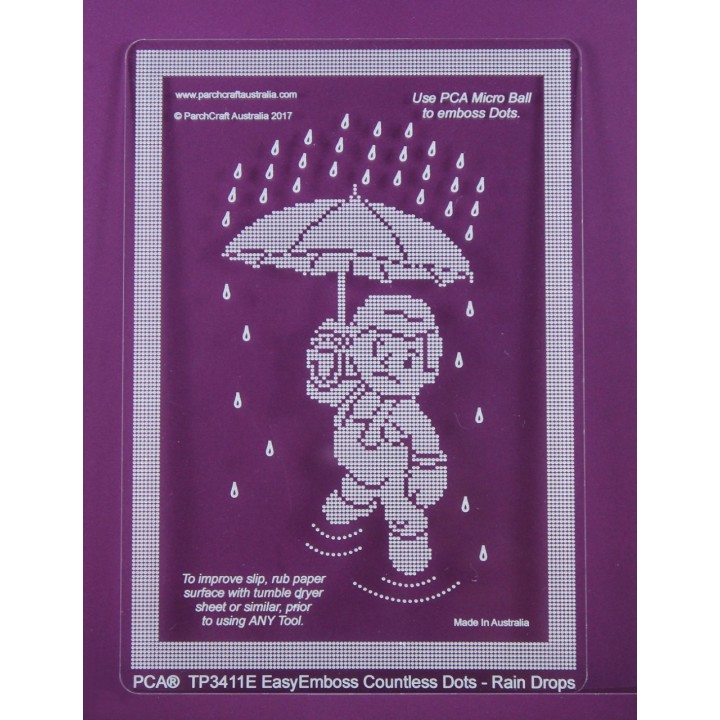 (TP3411E)PCA® EasyEmboss Countless Dots - Rain Drops
