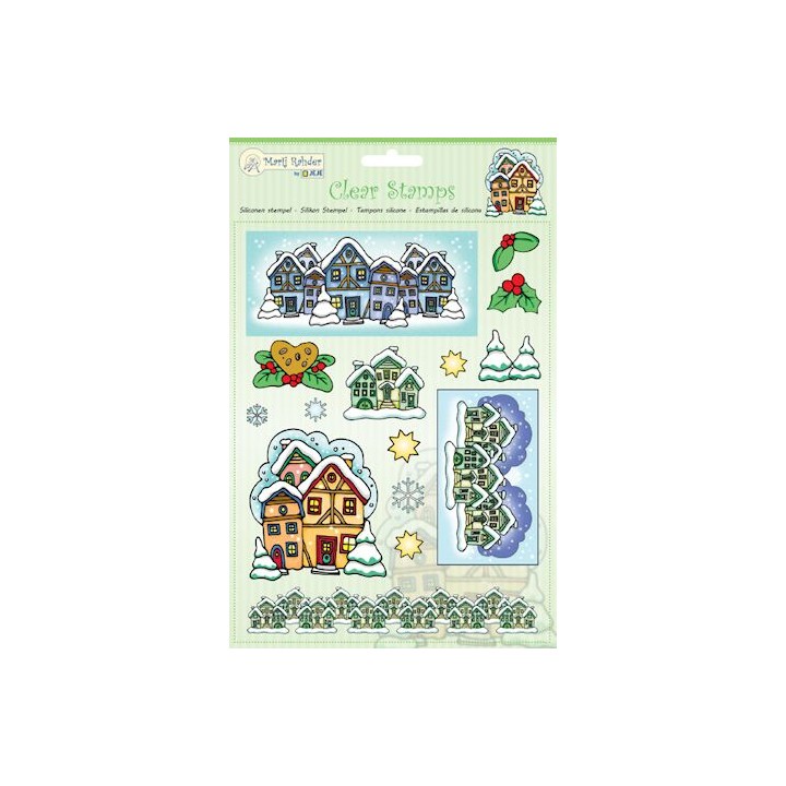 (9.0039)Marij Rahder Clear Stamp christmas