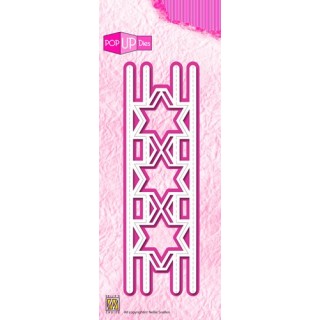 (POP007)Nellies Choice Pop-up Die - 3 stars
