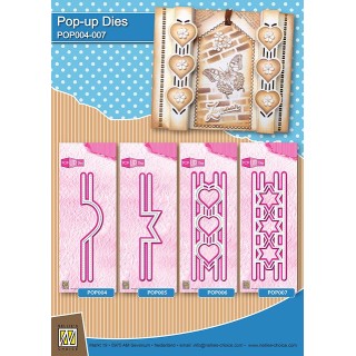 (POP007)Nellies Choice Pop-up Die - 3 stars