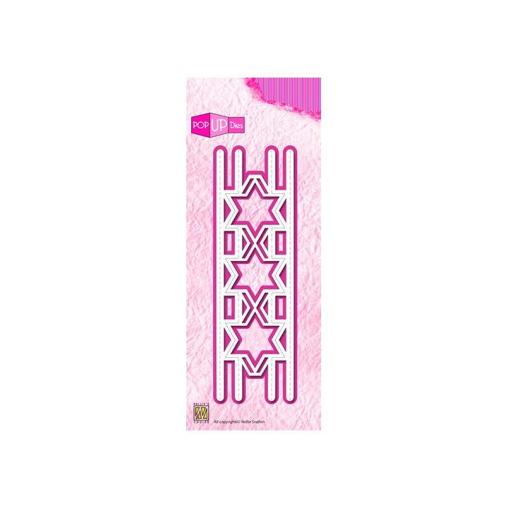 (POP007)Nellies Choice Pop-up Die - 3 stars