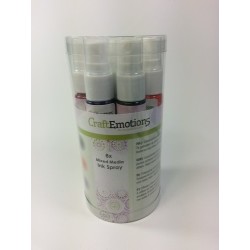 (133001/001)CraftEmotions Ink Spray 8pc 30ml - Opaque basic